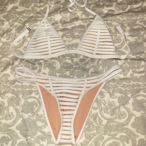 2️⃣ for $25 Fashion Nova White Bathing Suit - Size L